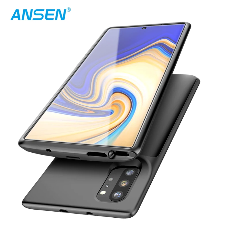 Ультратонкий чехол для телефона с зарядным аккумулятором для Samsung Note 10 Plus