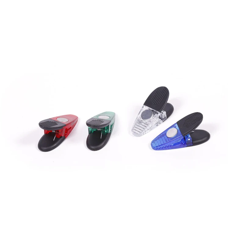 High Quailty Products Plastic Magnetic Handy  Clip Office Magnets metal memo clip magnetic clip