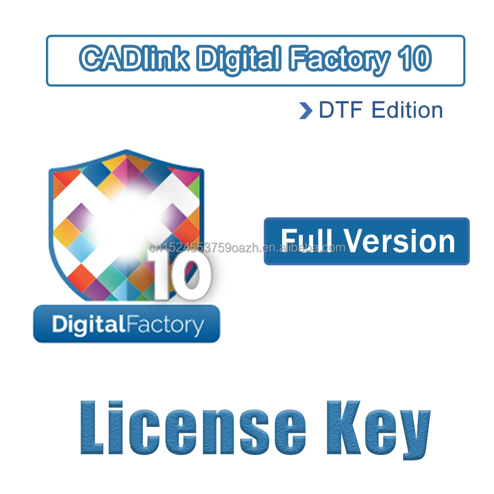 Xp15000 CADlink Rip Version 10 Dtf Version DigitalFactory V10 for DTF Printers XP-15000 L1800 L805 R1390 R2000 R3000 P600 P800