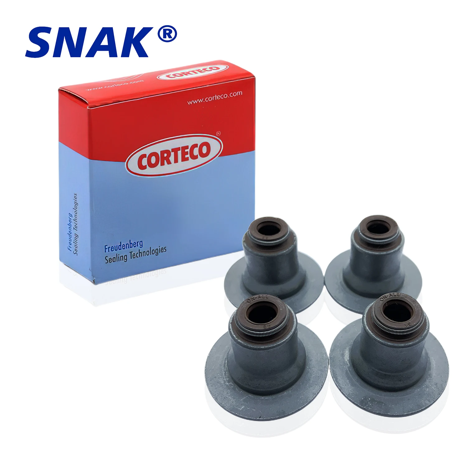 SNAK Factory Corteco Elring Valve Oil Seal FKM FPM Valve Oil seal Engine Valve Stem Seal For Automotive