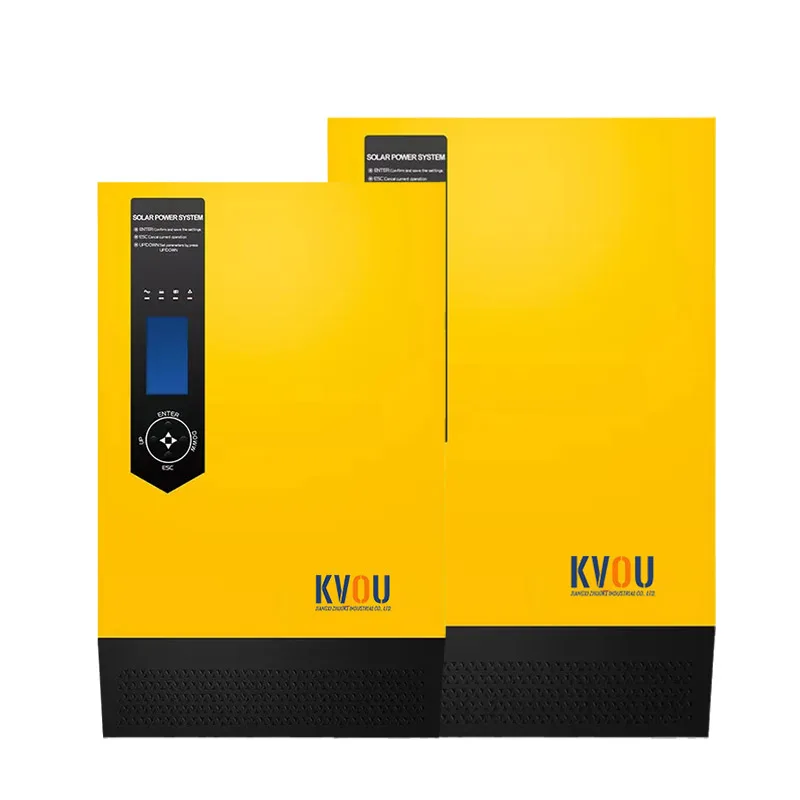 Factory straight hair power max 3 phase 1000W 4KW 4kva 24v/48volt pure sine wave panels and battery Used in home solar systems