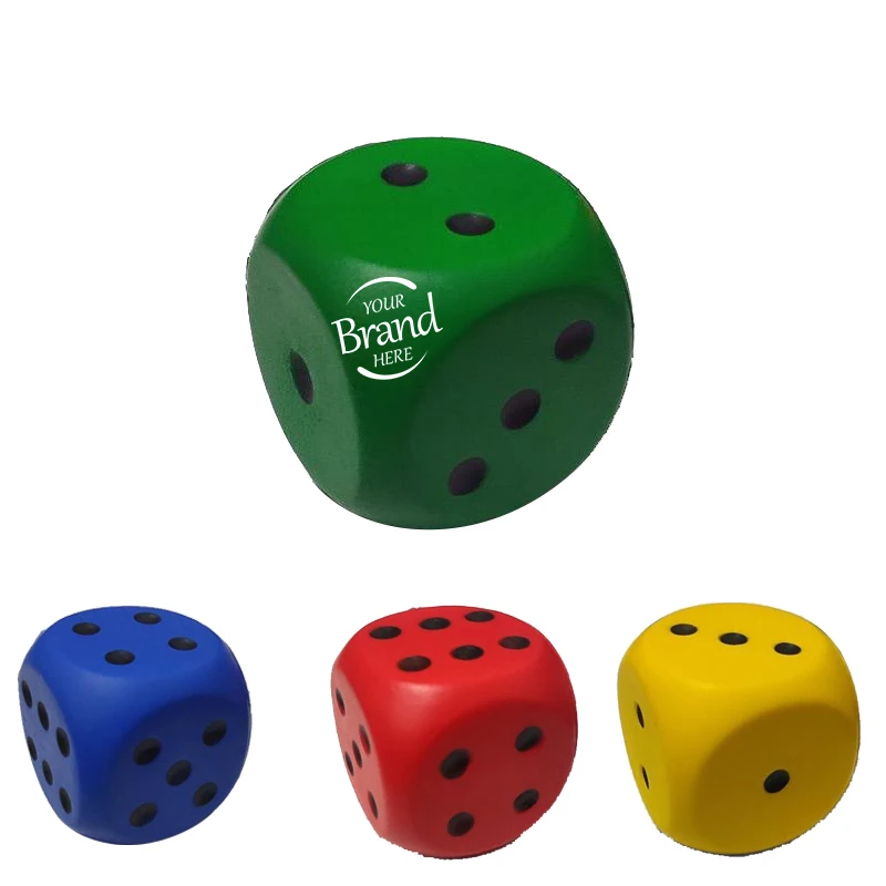Foam Dice Stress Ball Colorful Stress Toys for Teens Adults Classroom School Supplies Social Emotional Learning Anxiety Toys