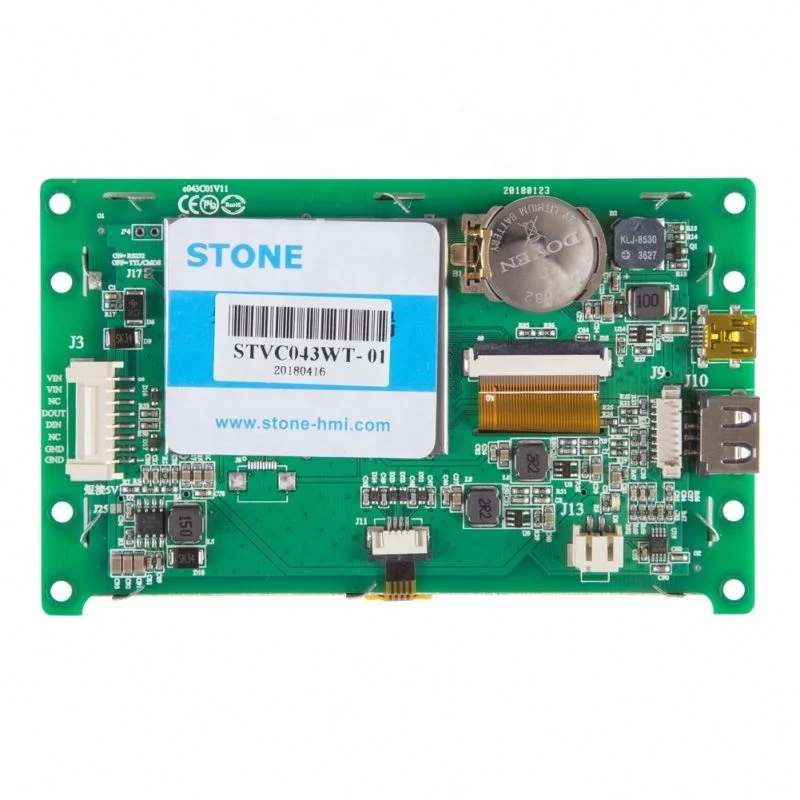 
Small 4.3 Inch TFT Panel 480x272 Graphic LCD Module 4.3