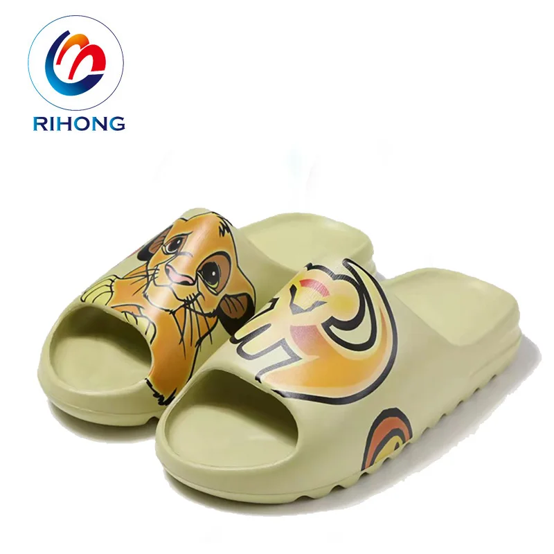 new arrival high quality anti slip summer logo oem designer eva rubber slide custom shower sandals
