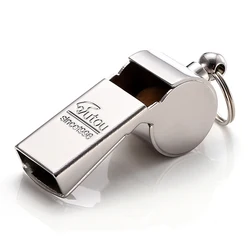 Открытый Медный свисток KeychainTitanium выживания Инструменты