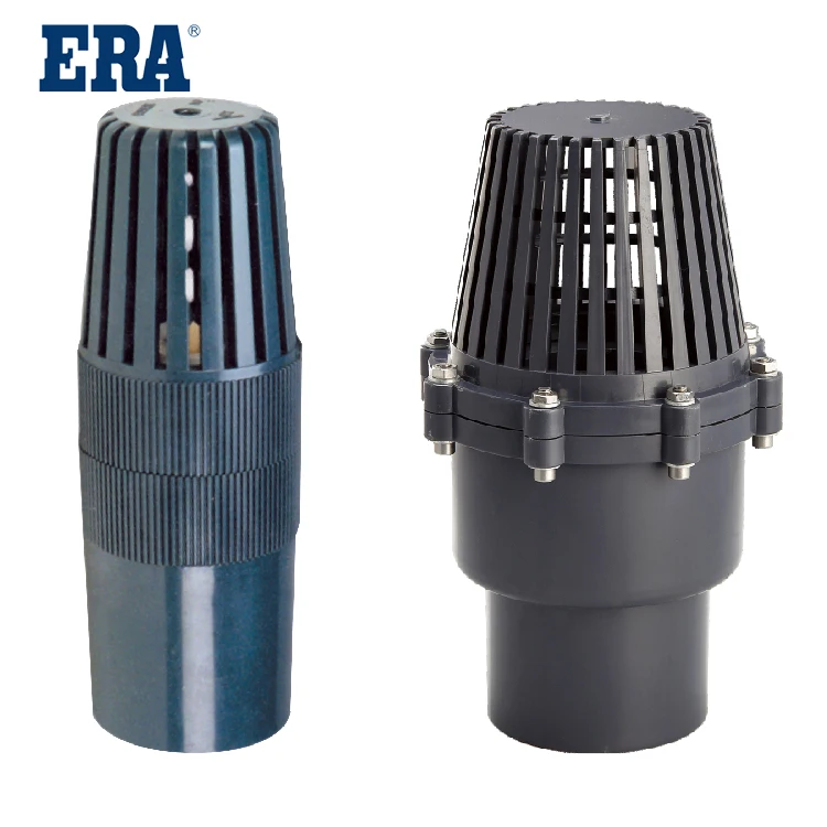 ERA пластиковые ножные клапаны/Нижние клапаны ПВХ трубы и фитинги