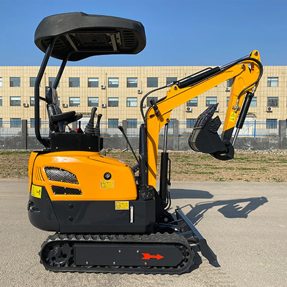 Free shipping small digger machine CE/EPA/EURO 5 compact 1.0ton 1.5ton mini excavators prices for sale with auger bucket