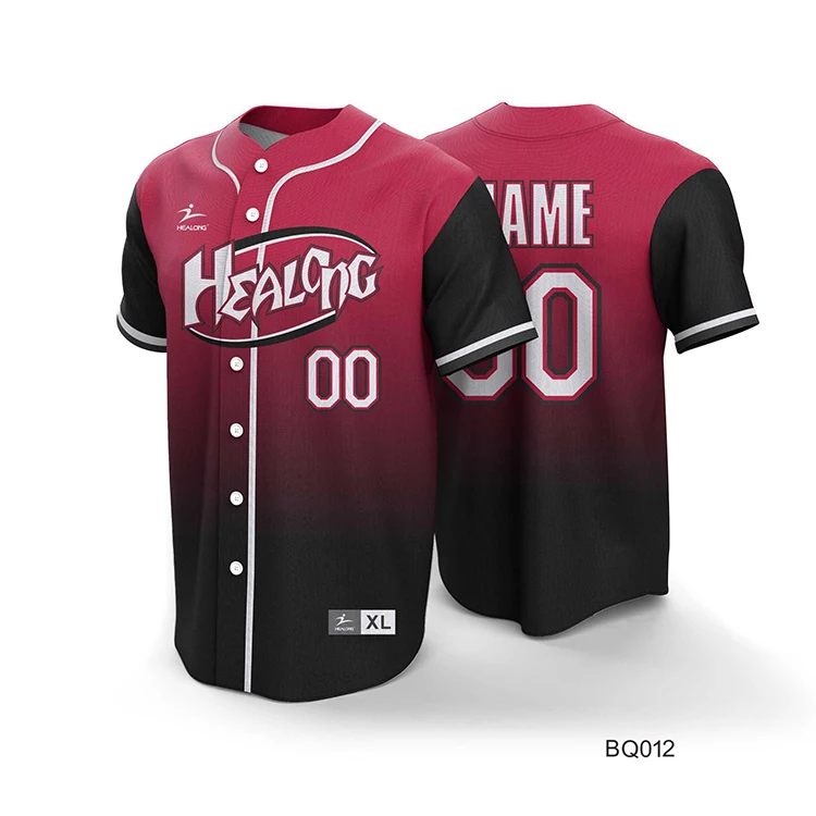 OEM Baseball Jersey Vintage V Neck Baseball Shirts Unique Design Baseball Uniform