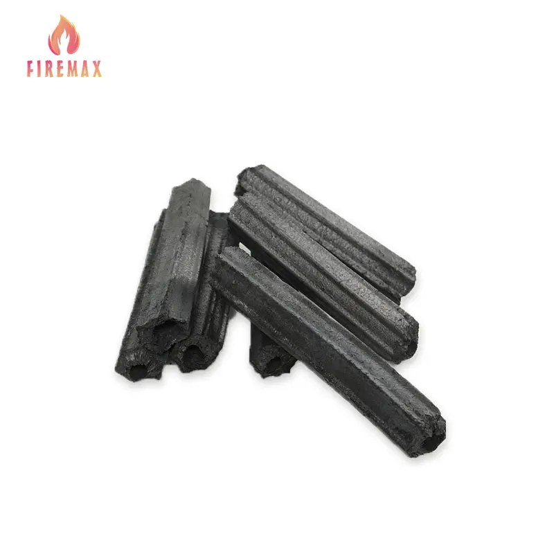 Уличный бездымный шестиугольный брикет Firemax для барбекю, бамбуковый уголь черного цвета, выдающееся качество, низкая влажность, для барбекю