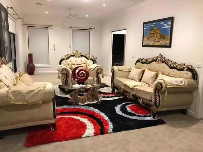 Foshan shangzhen furniture luxury sofa set chesterfield sectional fabric sofa set living room furniture