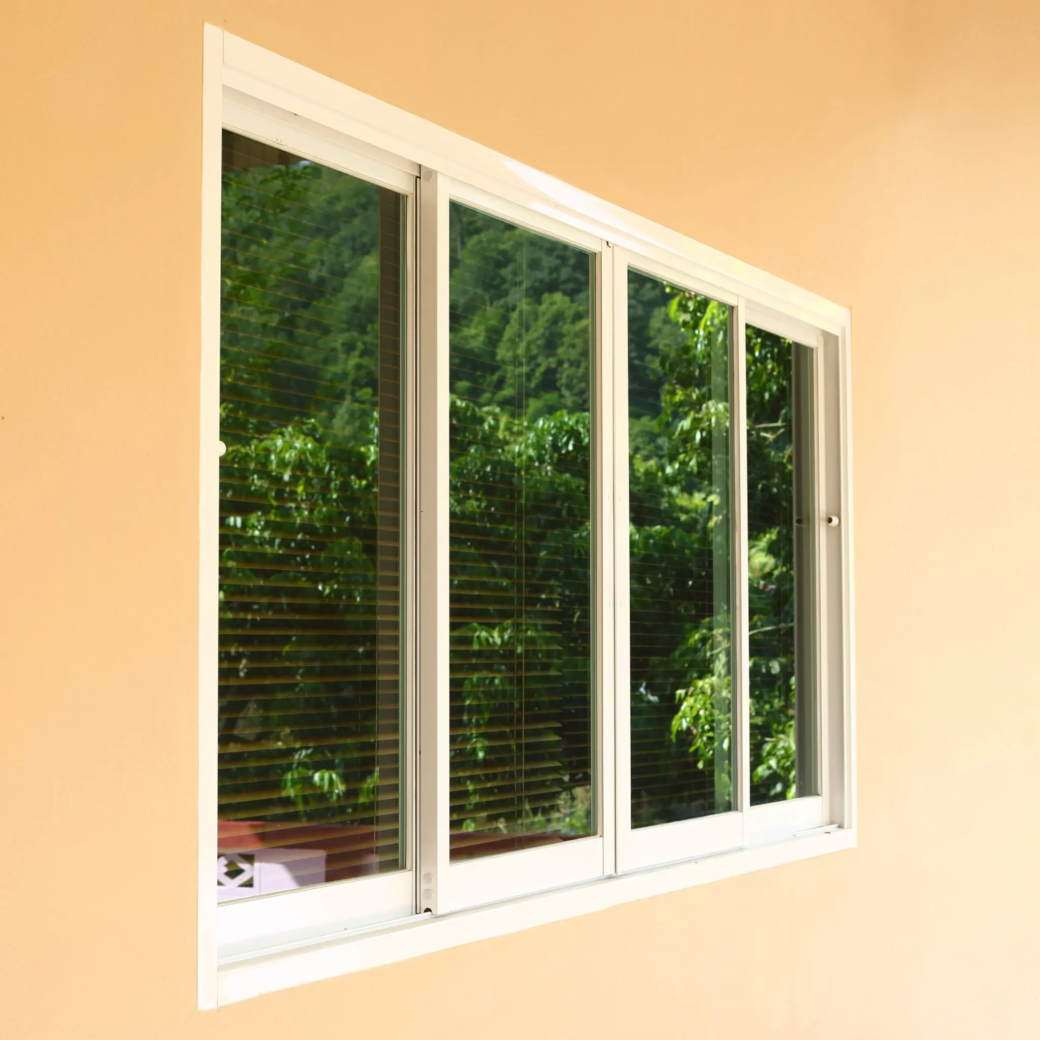 frameless  soundproof triple insulated glazing tempered hollow glass for sliding window bathroom