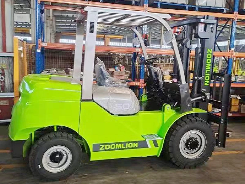 Chinese Top Brand ZOOMLION 5 Ton Mini Diesel Forklift FD50Z with High Efficiency for Sale
