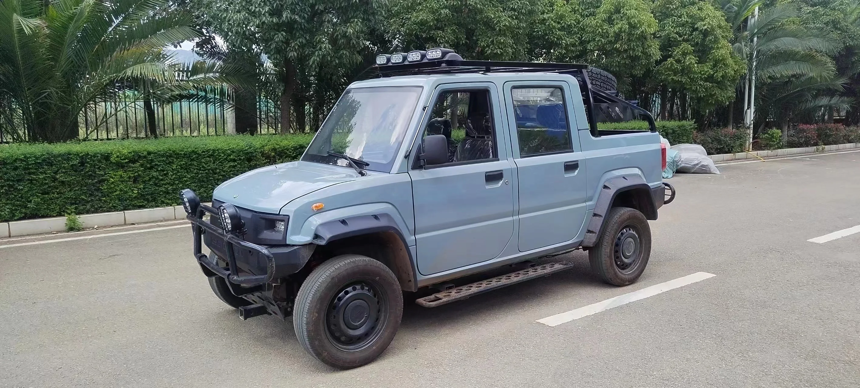 China New Car Light Truck Pickup Truck 4*2 Mini 4 Seat Electric Small Cargo for Goods