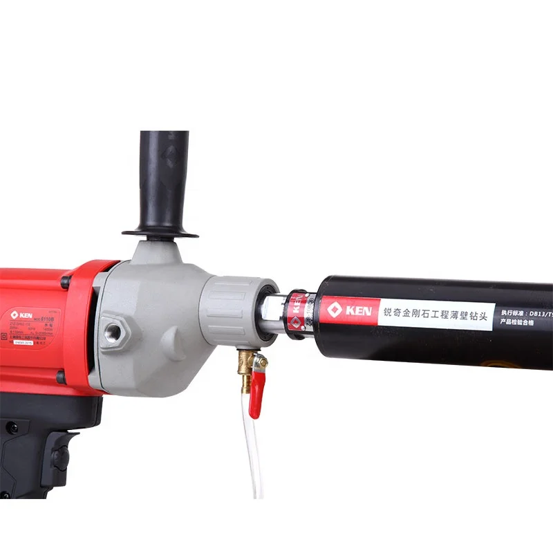 Hot sale KEN 1400W 110mm Red Diamond Core Drill Professional Electric Drill Safe Reliable Power Tools Machine