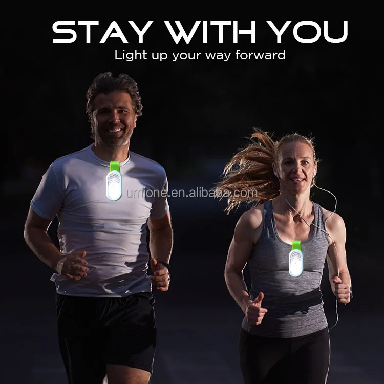 UMIONE LED Flashlights with Magnet Multifunctional Waterproof Silicone Led Clip Light For Cycling Jogging Running At Night