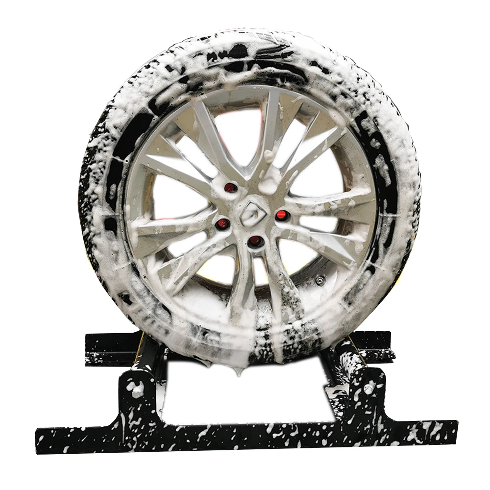 Wheel Cleaning Stand Tire Roller Wheel Detailing Stand Roller,Applying Tire Shine & Car Wheel Wash