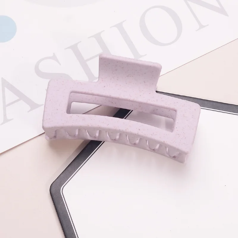 wholesale large plastic women girl Multicolor candy color hair claws for women Shark clip