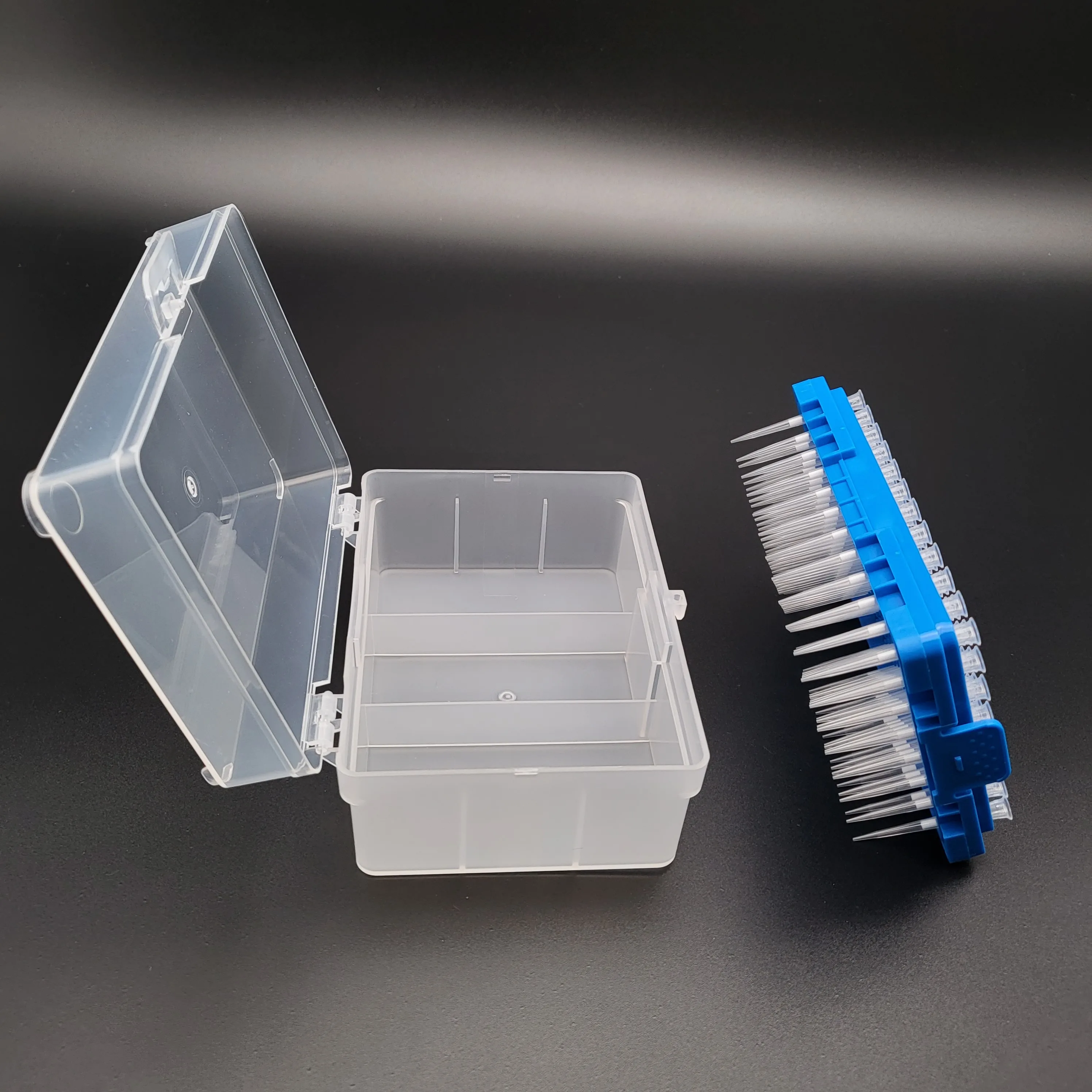 Lab Plastic Disposable Racked Sterile Filter Pipette Tips 10ul  Sterilized
