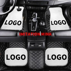 Car floor mat custom logo Non-slip luxury  Car Floor Mats For Car Decoration