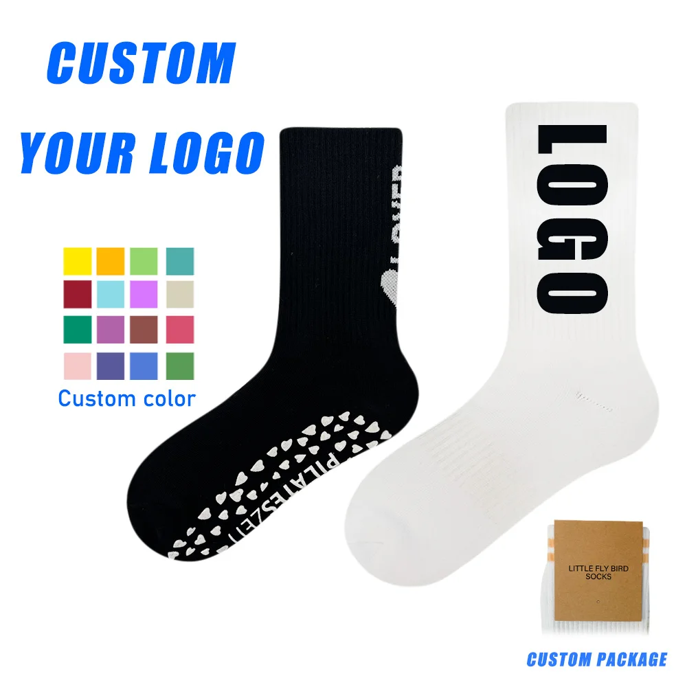 Custom socks add logo quality cotton high quality socks durable fashion running socks