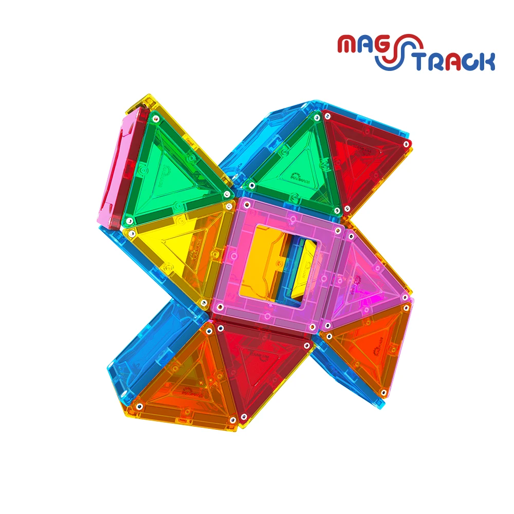 Magnetic Building Blocks STEM Baby Learning Educational Toys Custom Classic Magnetic Building Tiles