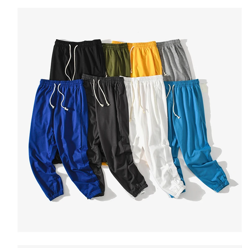 OEM clothing manufacturing wholesale soft elastic waist men track pants