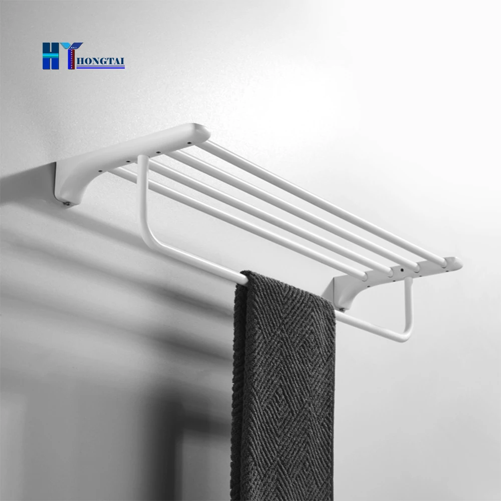 Bathroom Accessories Bathing Hanger Double Triangle Basket Towel Rack