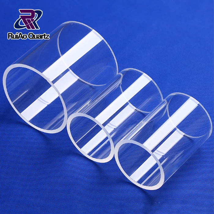 Высокочистая Плавленая кварцевая трубка для высокотемпературной печи