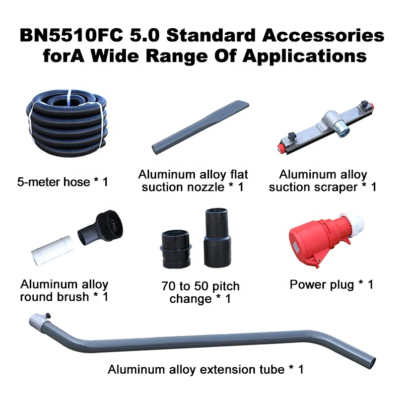 Customizable heavy duty electric industrial vacuum cleaner with durable motor and pump