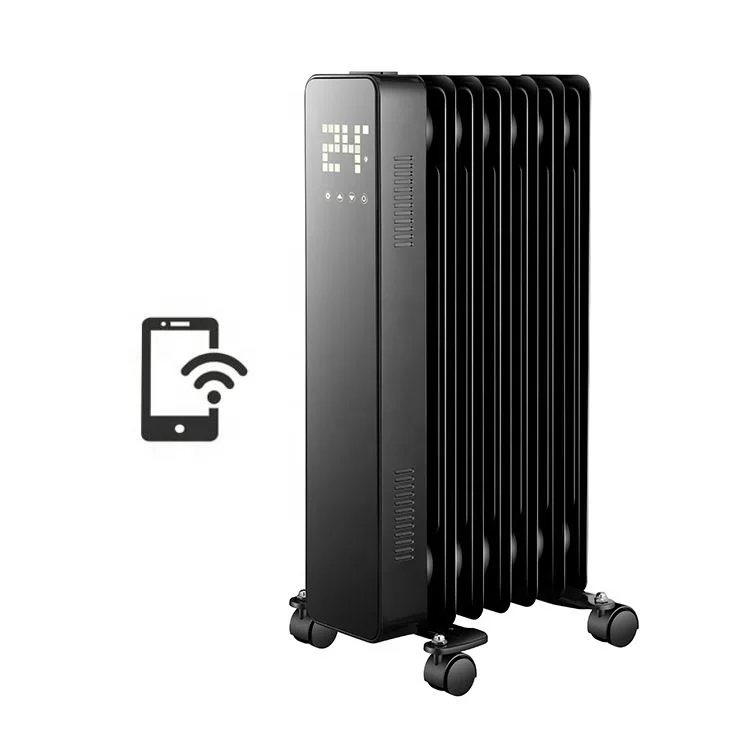 2500w 13 Fins electric heater radiator portable home oil heater with wifi APP control