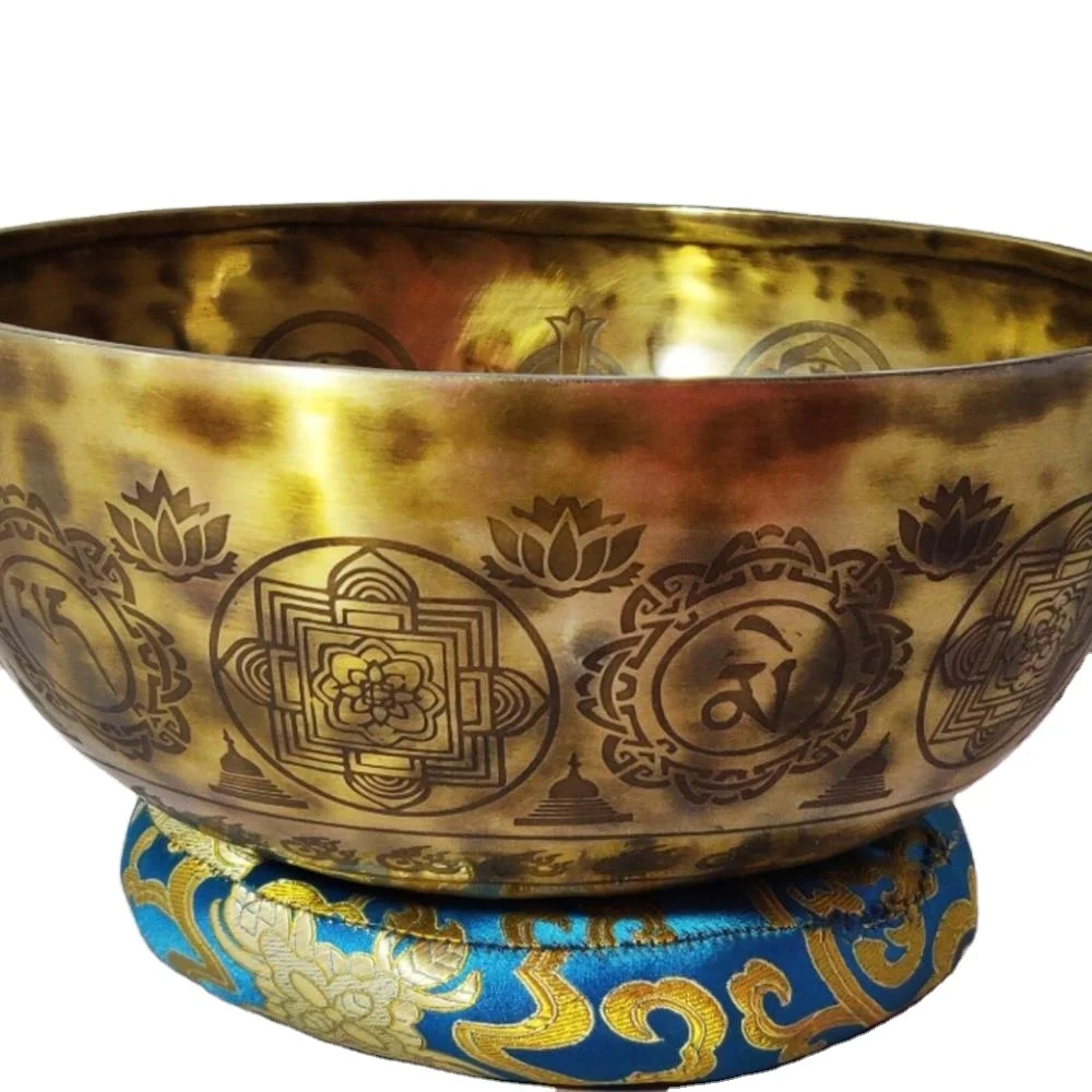 Tibetan Bowls Bronze Singing Bowls Brass Bowl Set of 2