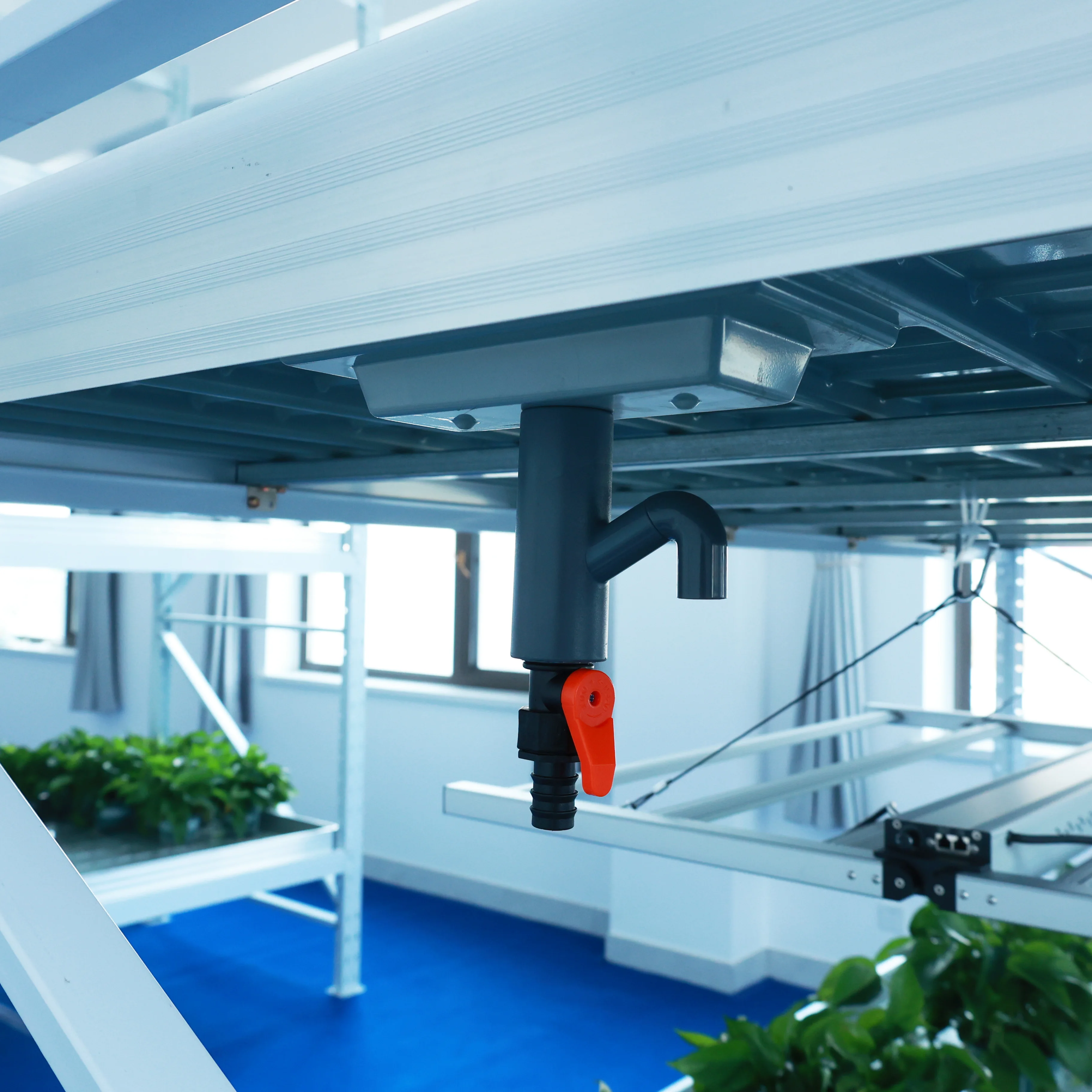 nursery seed grow bed greenhouse ebb and flow trays hydroponic rolling bench grow table