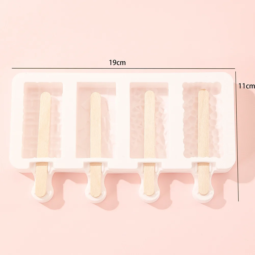 Popsicle Mold Heart Shape Ice Cream Mold Maker Ice Tray Ice For Party Bar kitchen gadget moldes