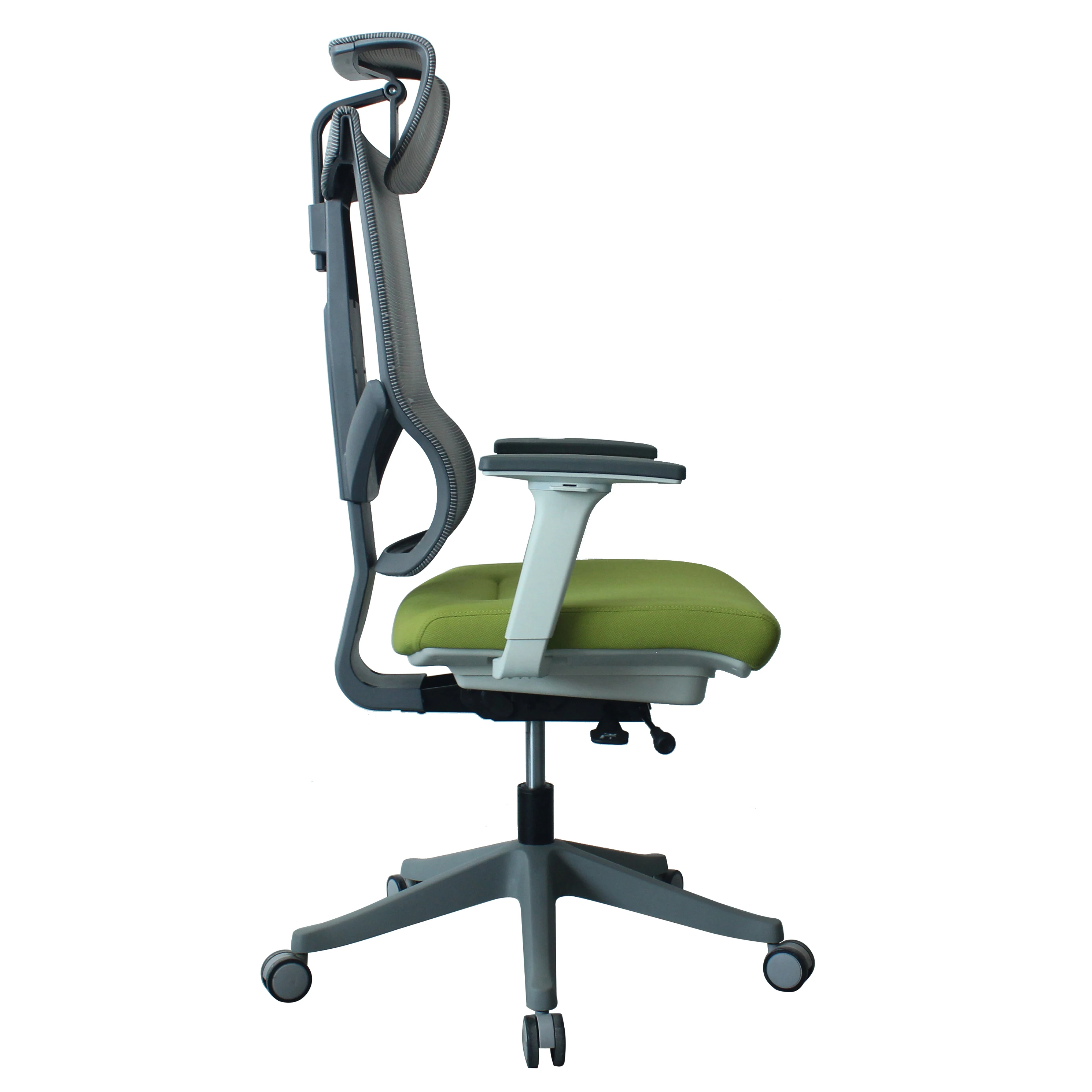 Hot Selling Height Adjustable Headrest Lumbar support Ergonomic Office Chair High Back Mesh Ergonomic  Chair
