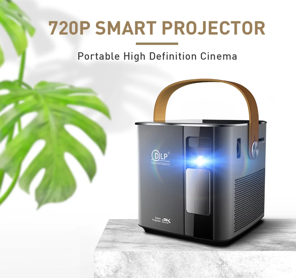 Mini Beamer 1080p 4k Android DLP Texas Instruments Smart Mini Led Pocket Projector