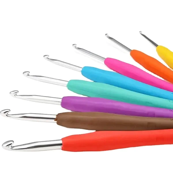 12 шт./набор Алюминиевые крючки для вязания