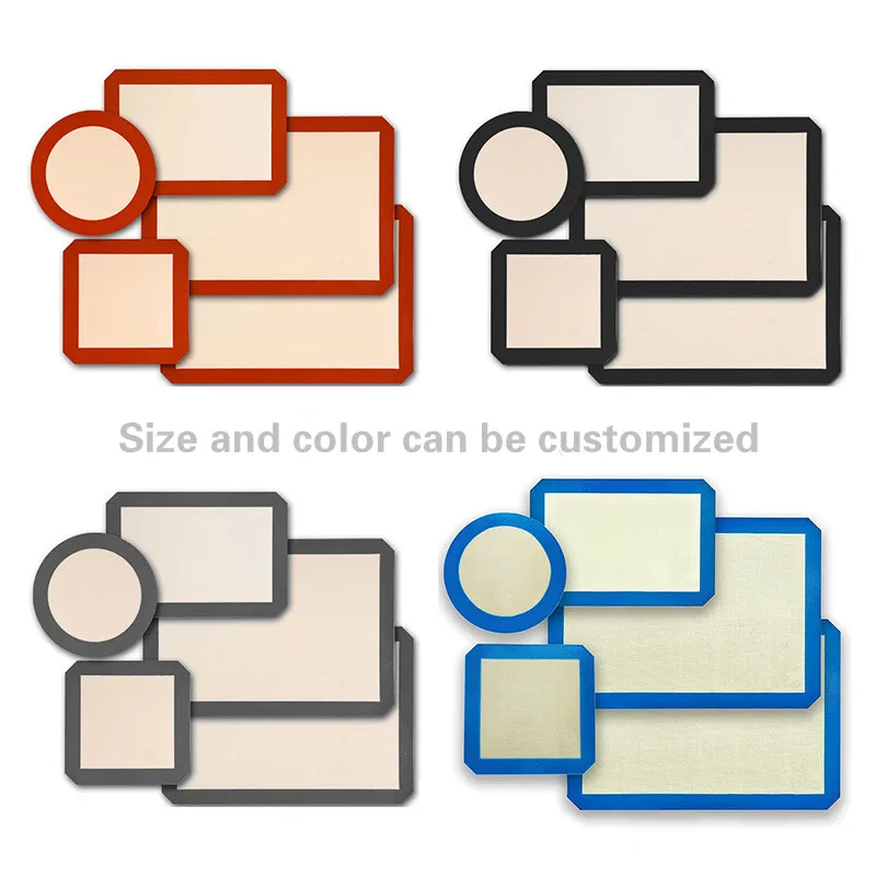 Customized resistant silicone mat pan nonstick silicone baking mats non-slip silicone baking mat food