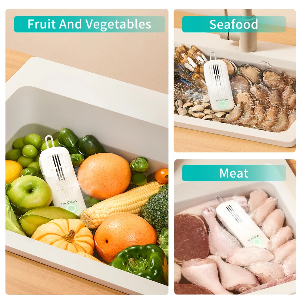 Wireless Portable hydroxyl electrolysis Generator Fruit clean Machine fruit and vegetable cleaner