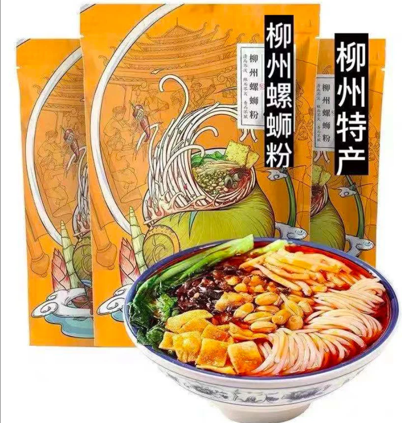 Bag Package Specialty snail noodles Hot And Sour rice noodles Convenient food in china