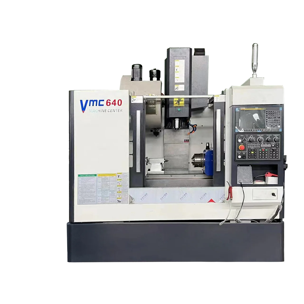 VMC640 4 axis cnc vertical  milling machine small with fanuc controller cnc