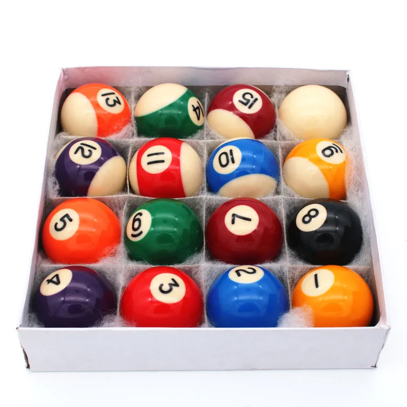 1-1/2'  38mm Smooth Children Gift Billiard Pool Balls Set