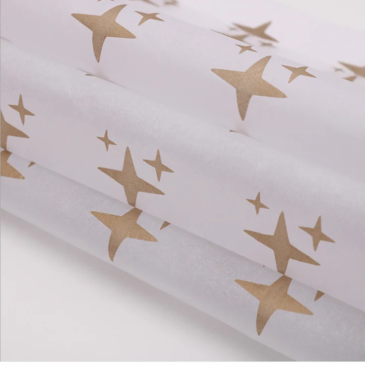 17g High Quality Eco-friendly Wrapping Paper Custom Logo For Clothes Shoes Gift  Tissue Wrapping Paper Packaging