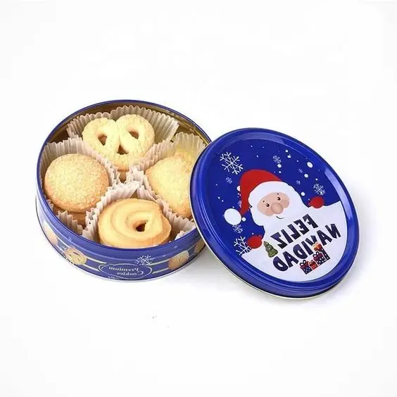 Custom empty 120ml empty cookies metal tin cans 4oz round silver aluminum cosmetic jar box with screw lid