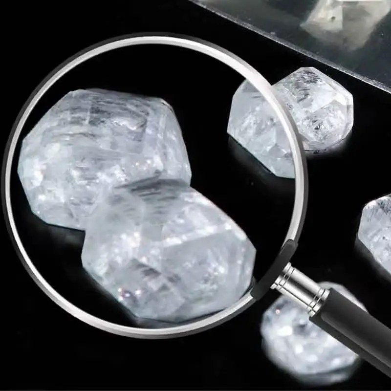 Pure Price Sell Raw Lab Grown Synthetic Uncut HPHT Diamond Rough Uncut Stone Diamond Trade