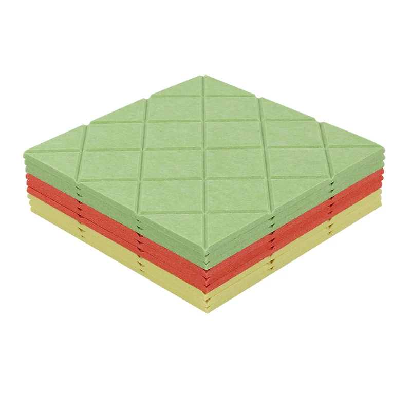 20mm Fire Retardant Soundproof  Acoustic Sound 3D Panels For Multi-Fuction Hall