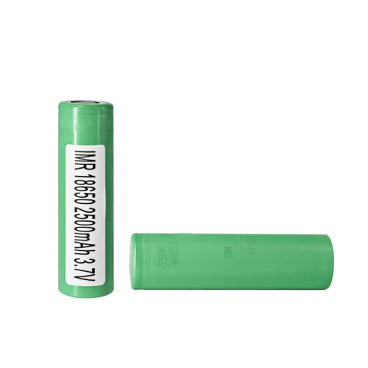 2021 Best selling Green 100% Original Rechargeable INR18650 25R 2500mAh 20A 3.6v Flat Battery For battery packs