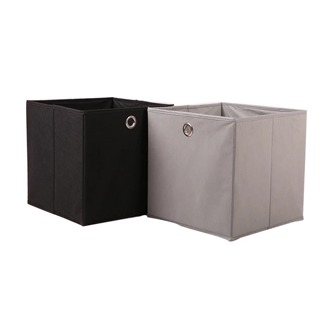 High Quality Foldable Non-Woven Fabric Storage Box With Lids