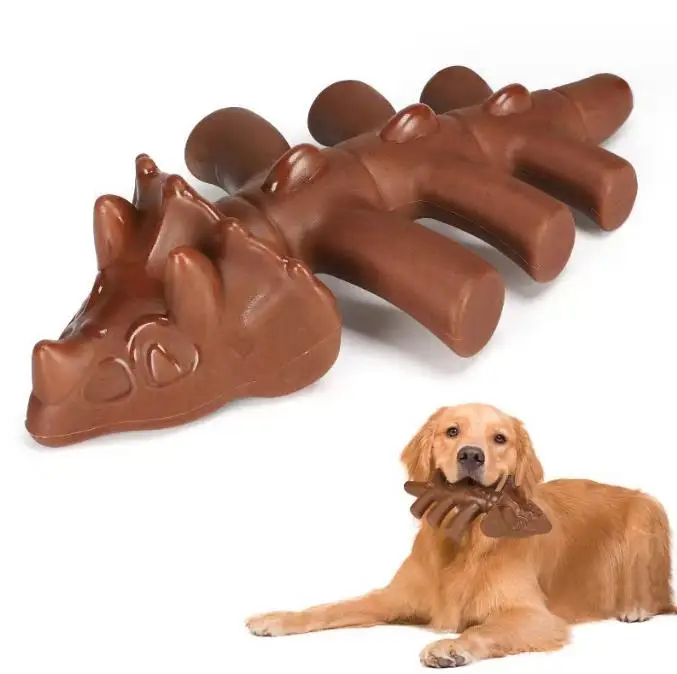 Durable Food Grade Dog Chew Nylon Bone Toy for Aggressive Chewers Real Bacon Chicken Flavor