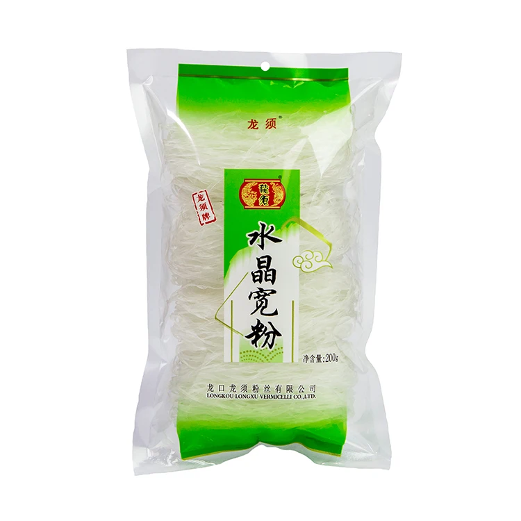 High-Grade Wholesale 200G Dried Longkou Rice Mung Bean Wide Vermicelli