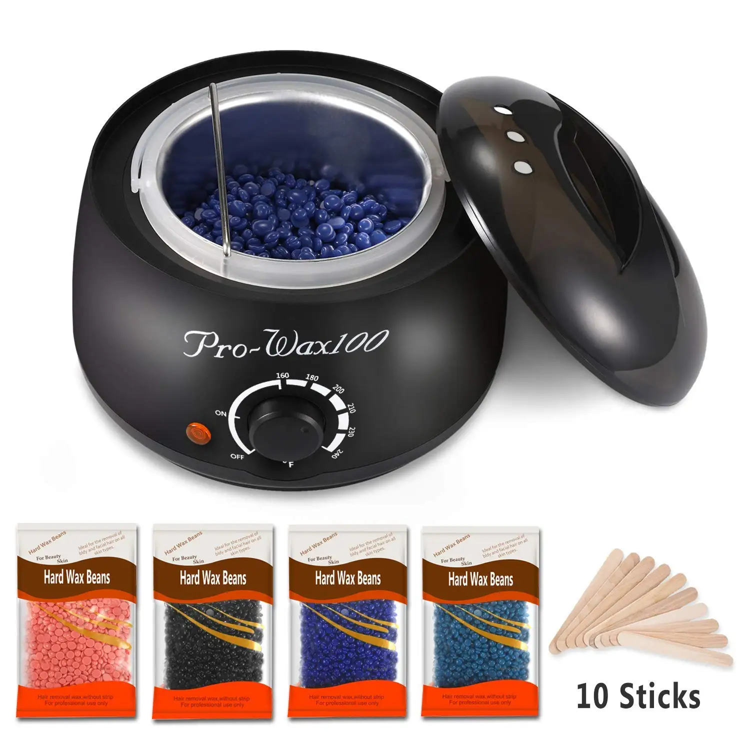 Private Label Hair Removal Wax Melts Beauty Equipment Led Display Paraffin Wax Hair Removal Kit Wax Heater Machine